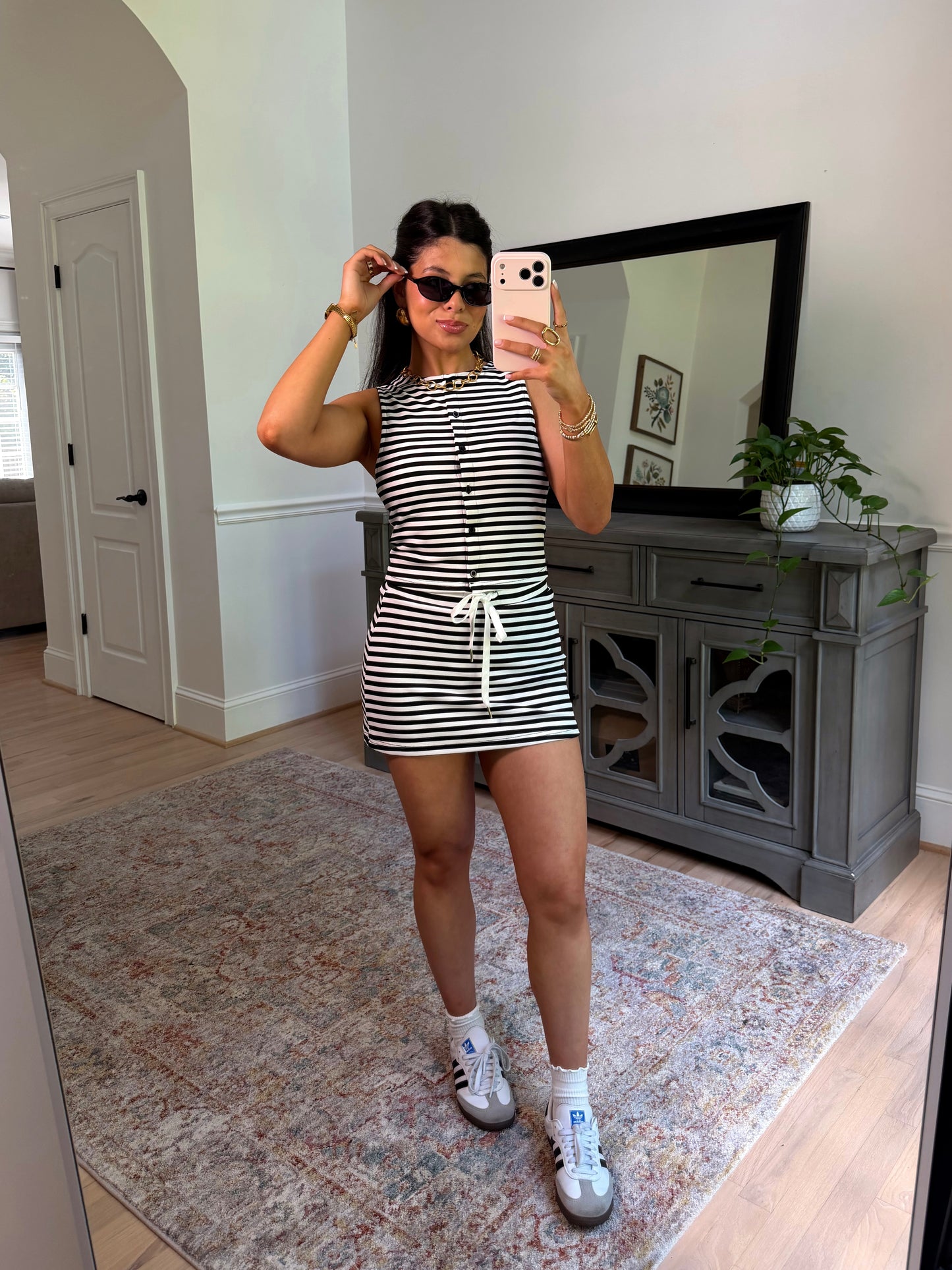 Cool Girl Striped Skort Set