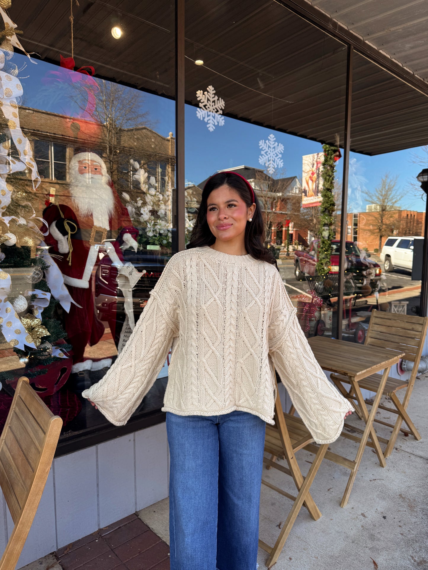 The Cream Rouge Cable Knit Sweater