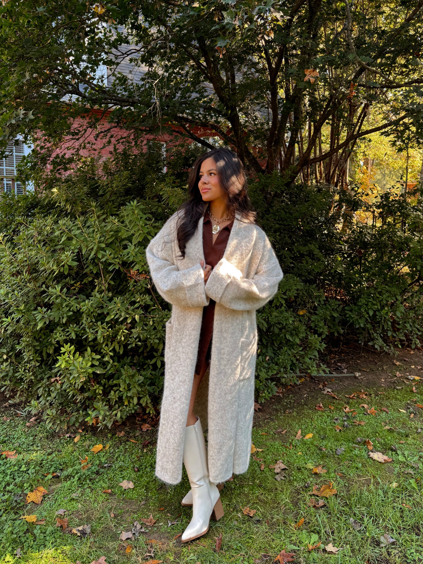 Cozy & Carbed Up Cream Cardigan