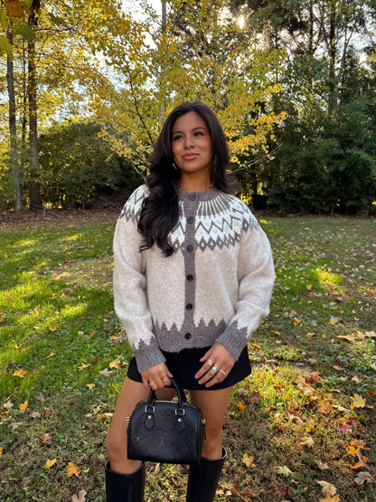 Nordic Haven Knit Cardigan