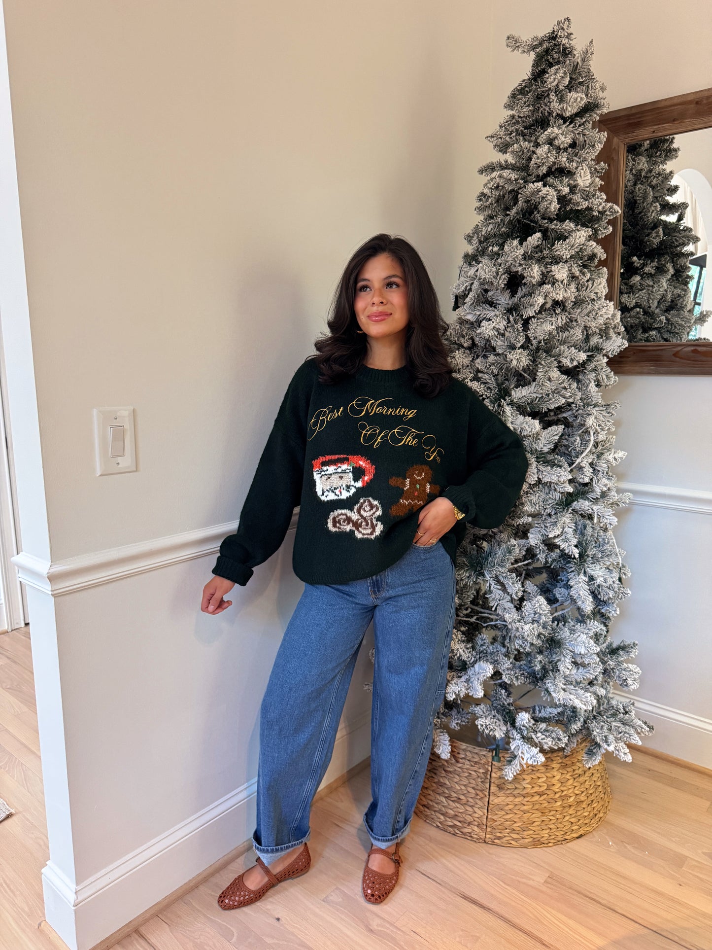 Best Morning Of The Year Knit Sweater