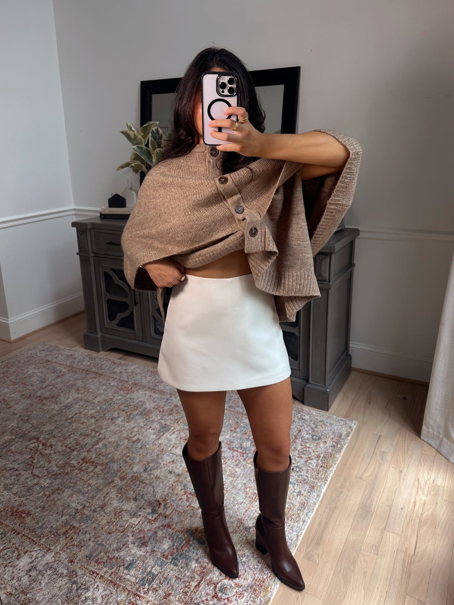 Luxe White Skort