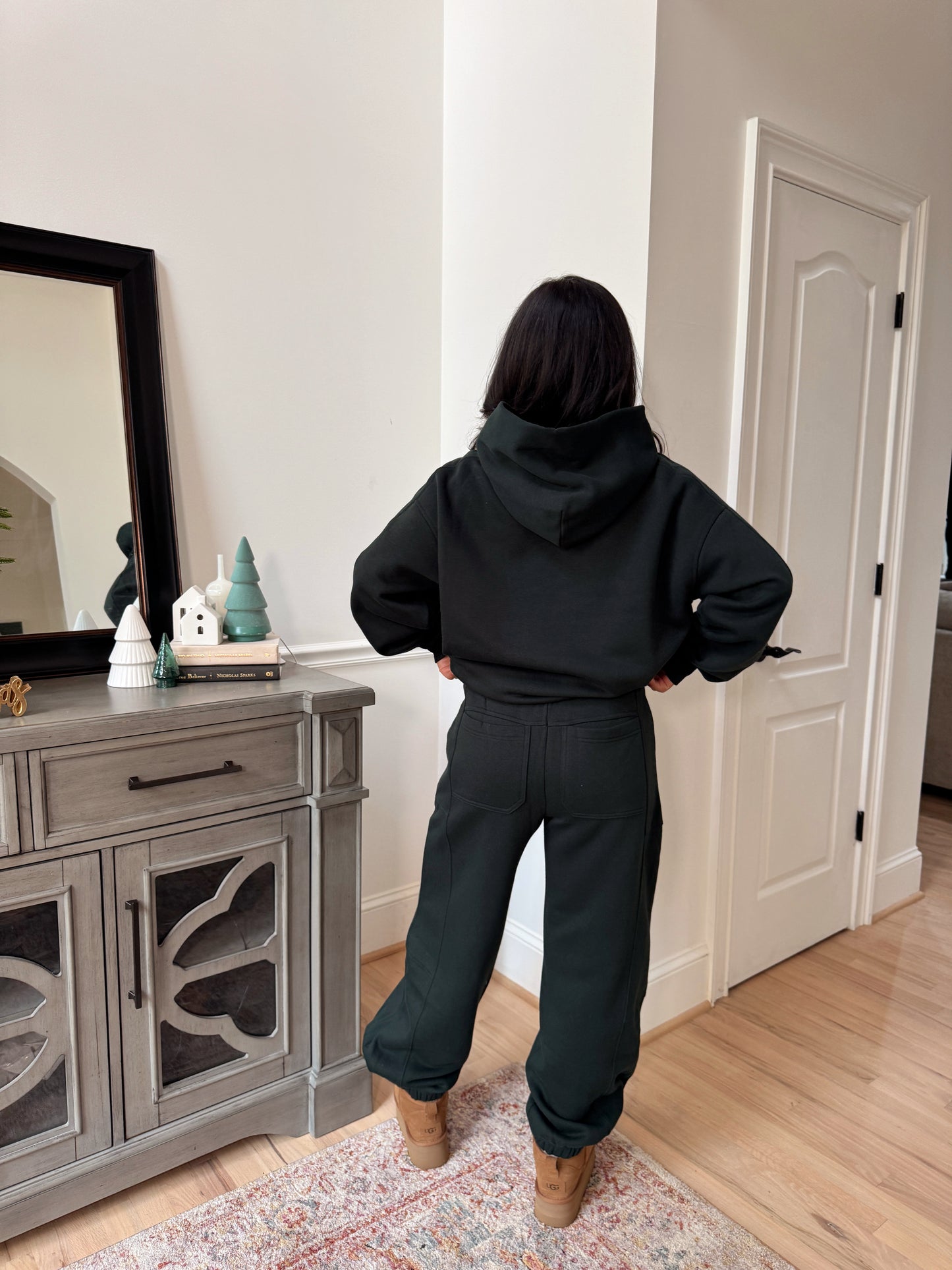Forest Green Hoodie & Jogger Set