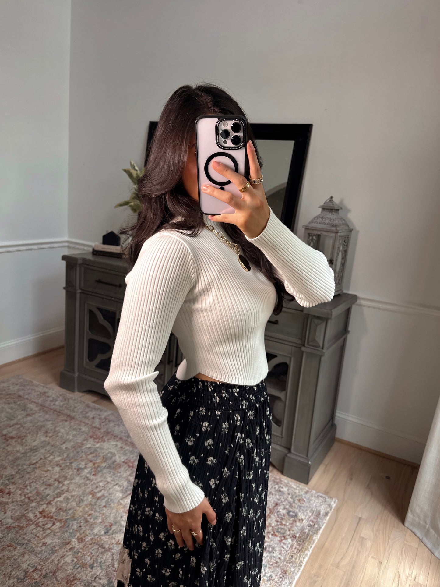 Eloise Ribbed Sweater Top