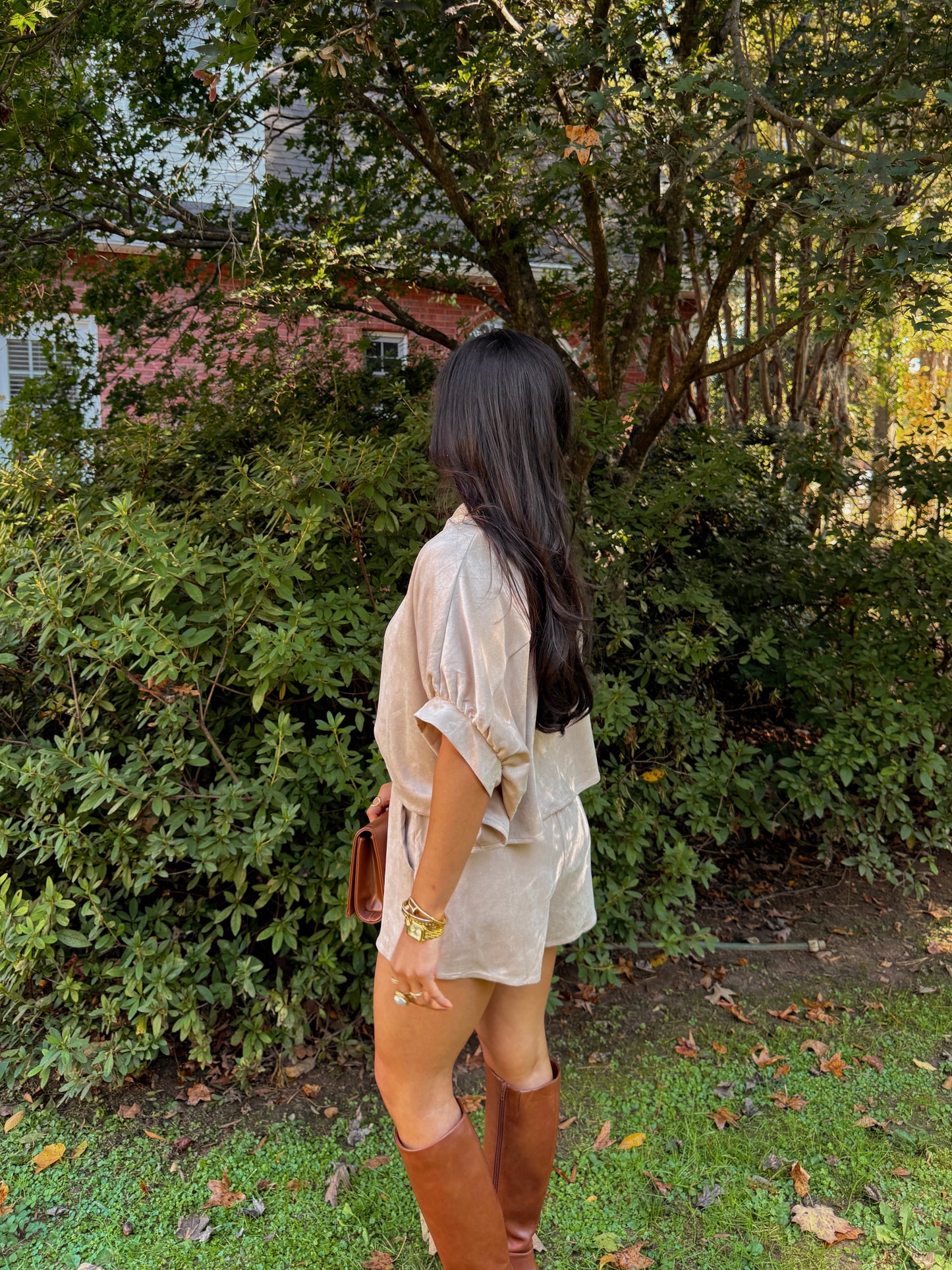 Here For Seconds Suede Set