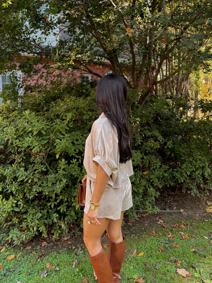 Here For Seconds Suede Set