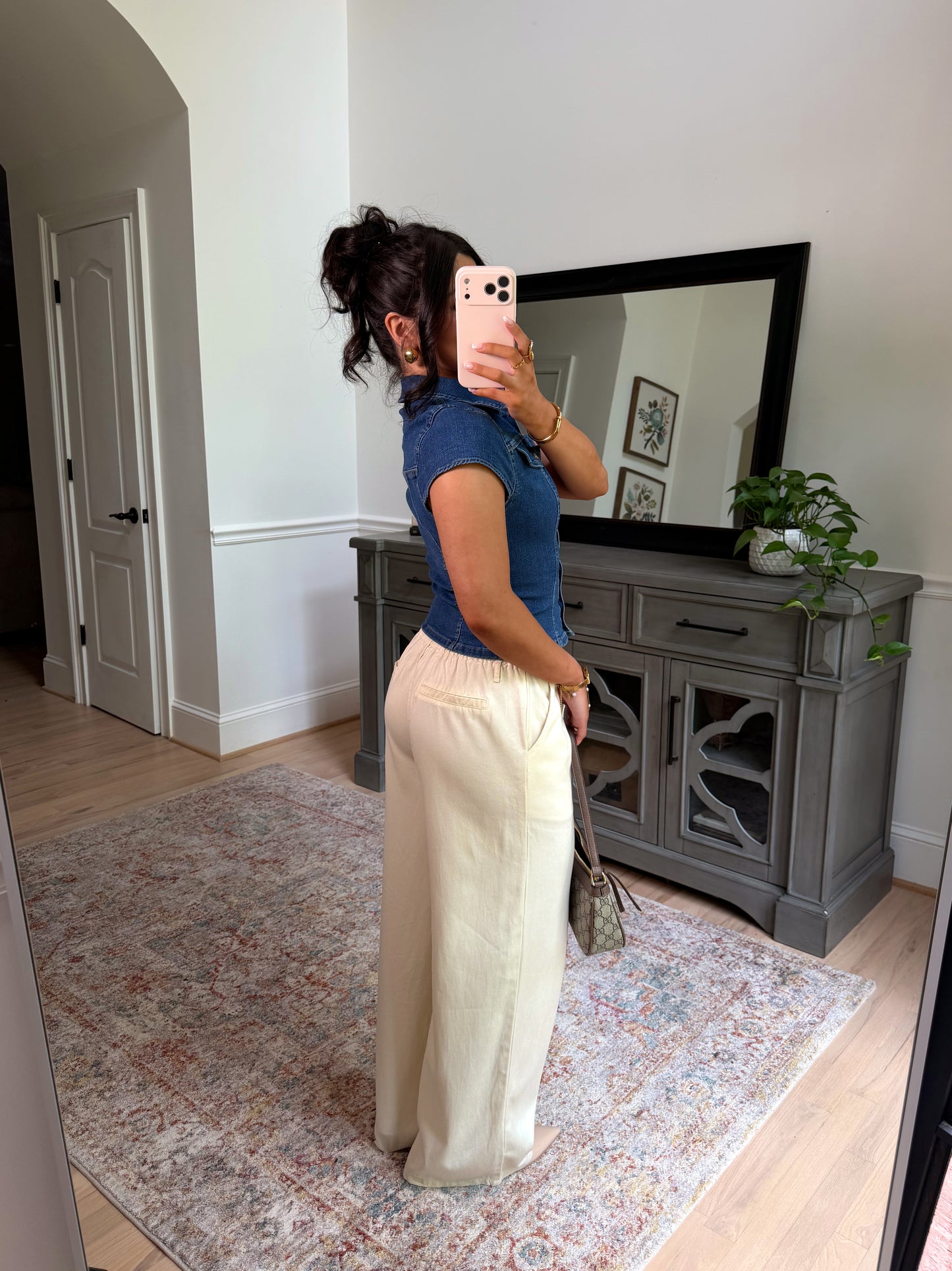 Downtown Girl Denim Top