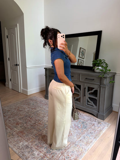 Downtown Girl Denim Top