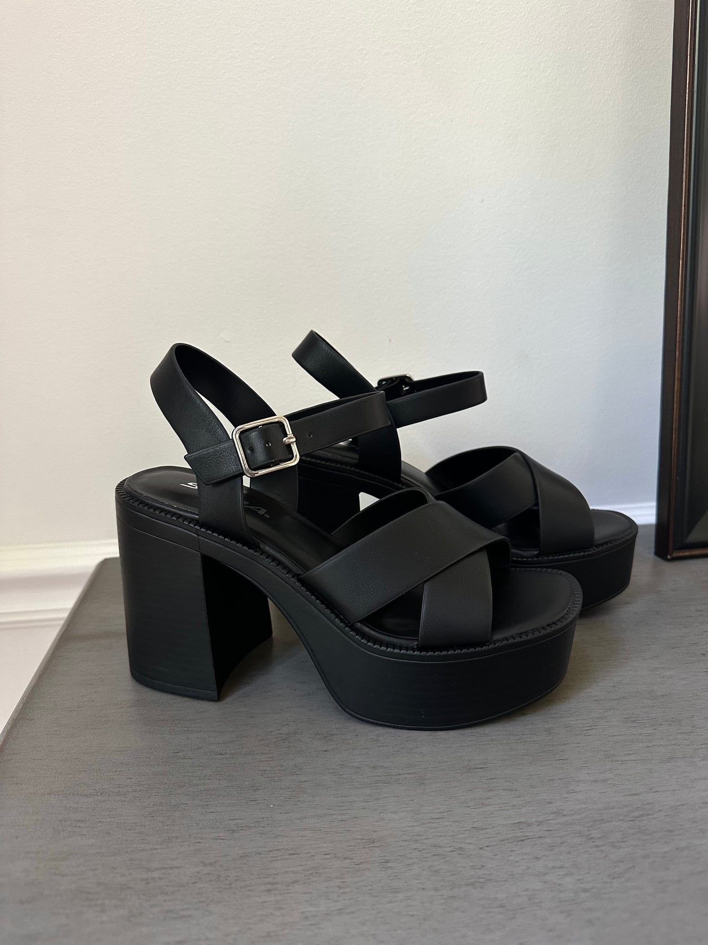 Black Platform Heels