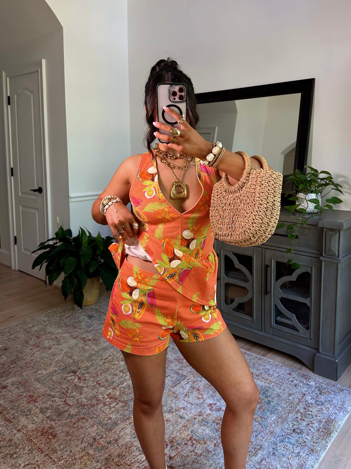 Tropical Fruit Paradise Shorts