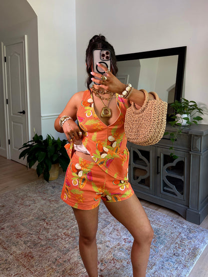 Tropical Fruit Paradise Shorts