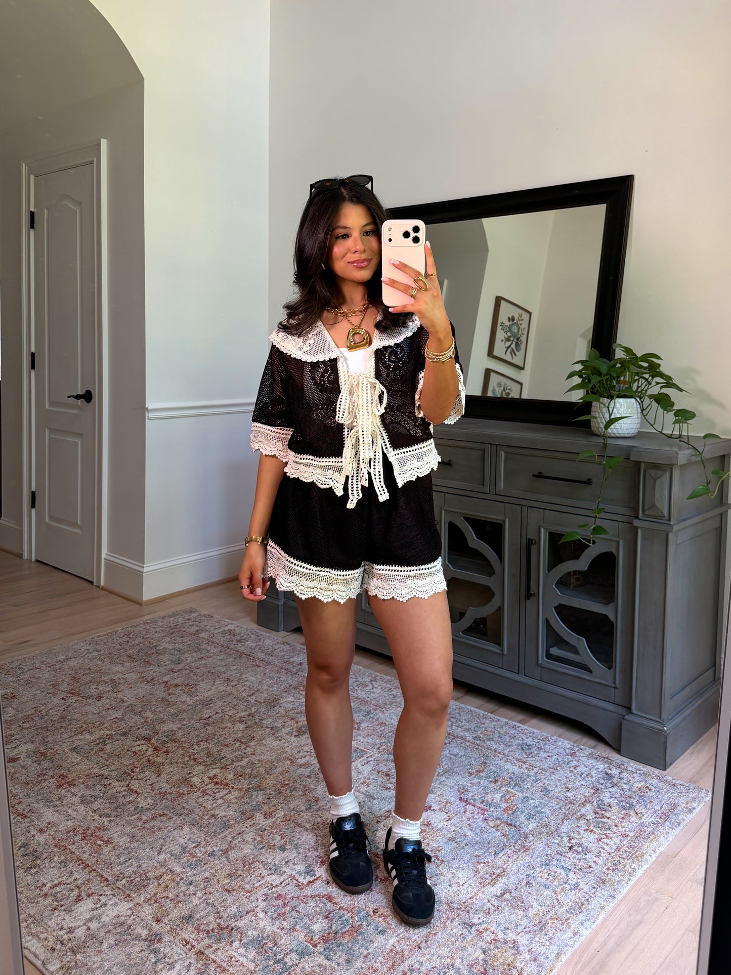 Vivienne Lace Knit Set
