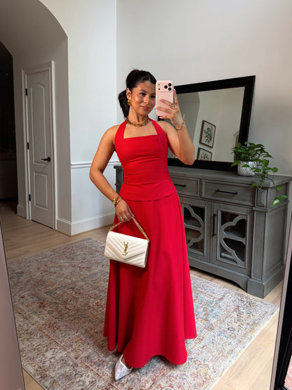 Love Letter Red Top & Skirt Set