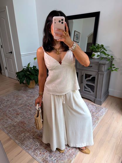 Saltwater Linen Top