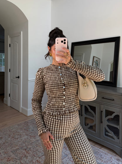 Edinburgh Gingham Top