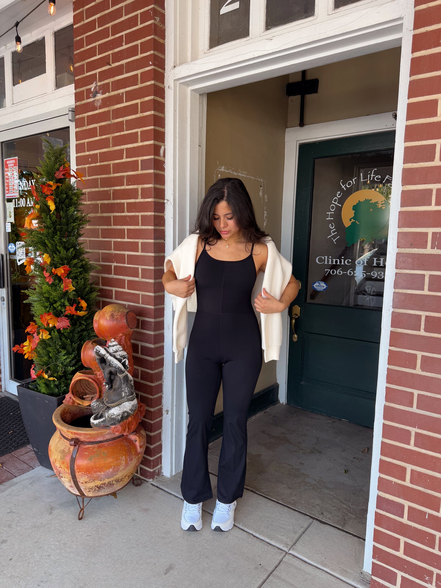 Black Butter Soft Flare Jumpsuit