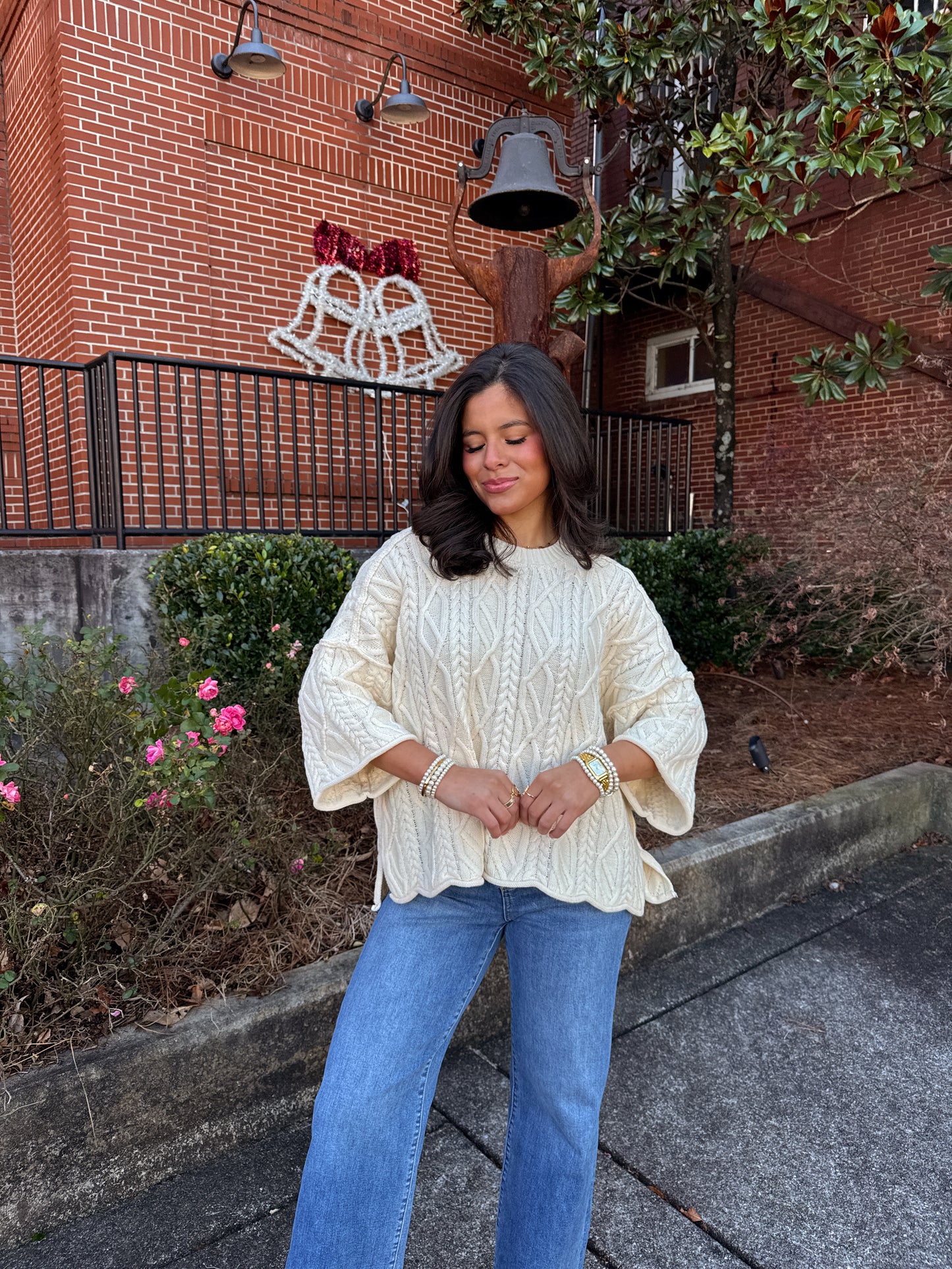 The Belmont Cable Knit Sweater