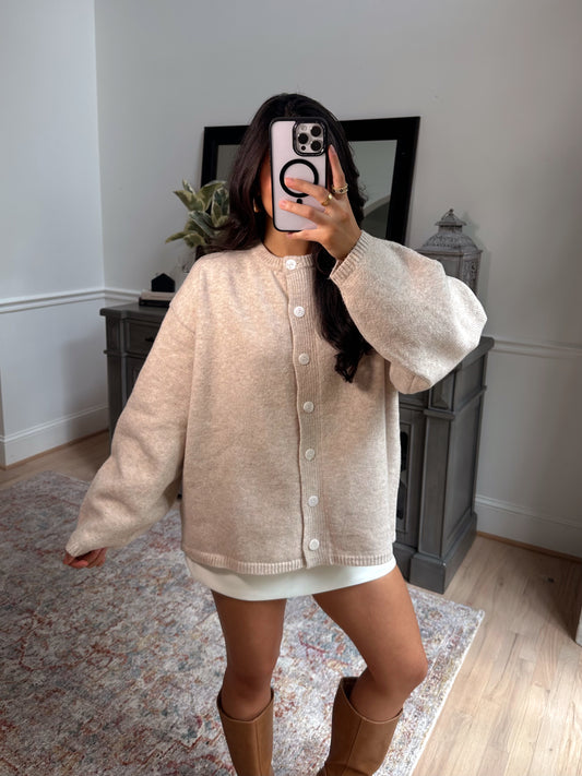 Sunday Stroll Oversized Cardigan