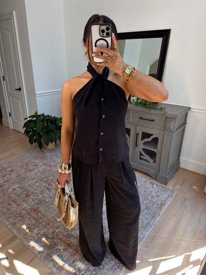 Marbella Halter & Pants Set