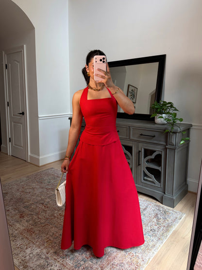 Love Letter Red Top & Skirt Set