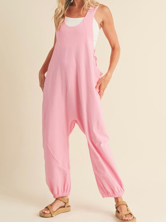 Pink Slouchy Jumpsuit