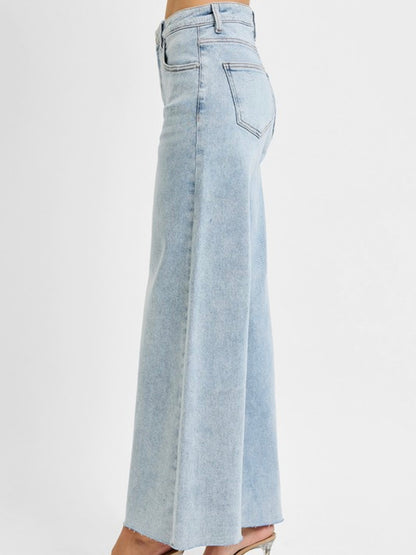 Light Wash Wide Leg Jeans