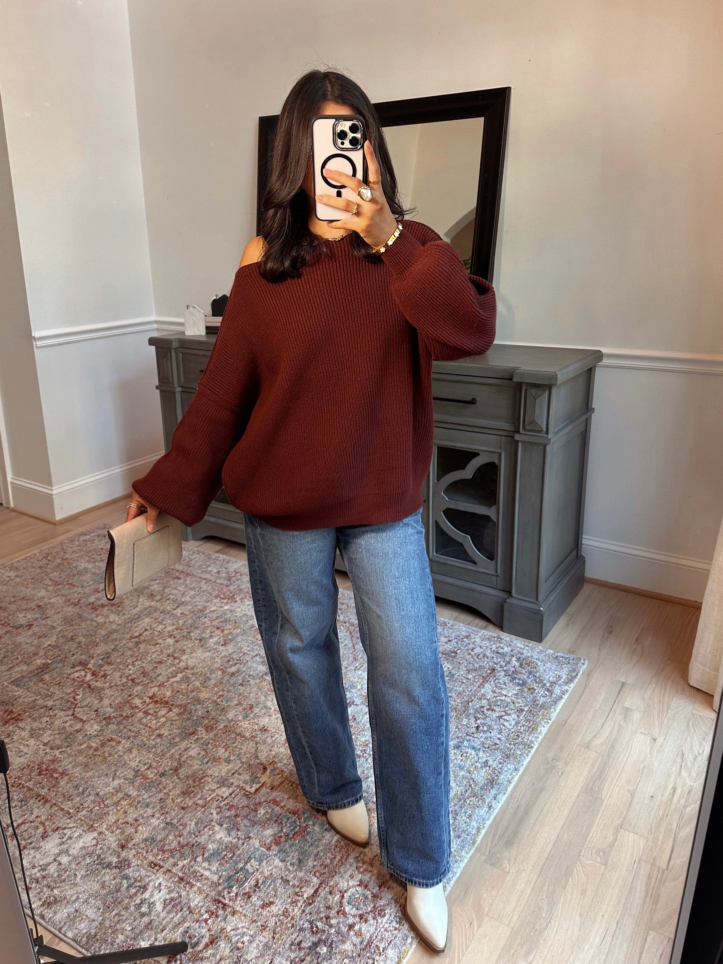 Hot Chocolate Slouchy Sweater