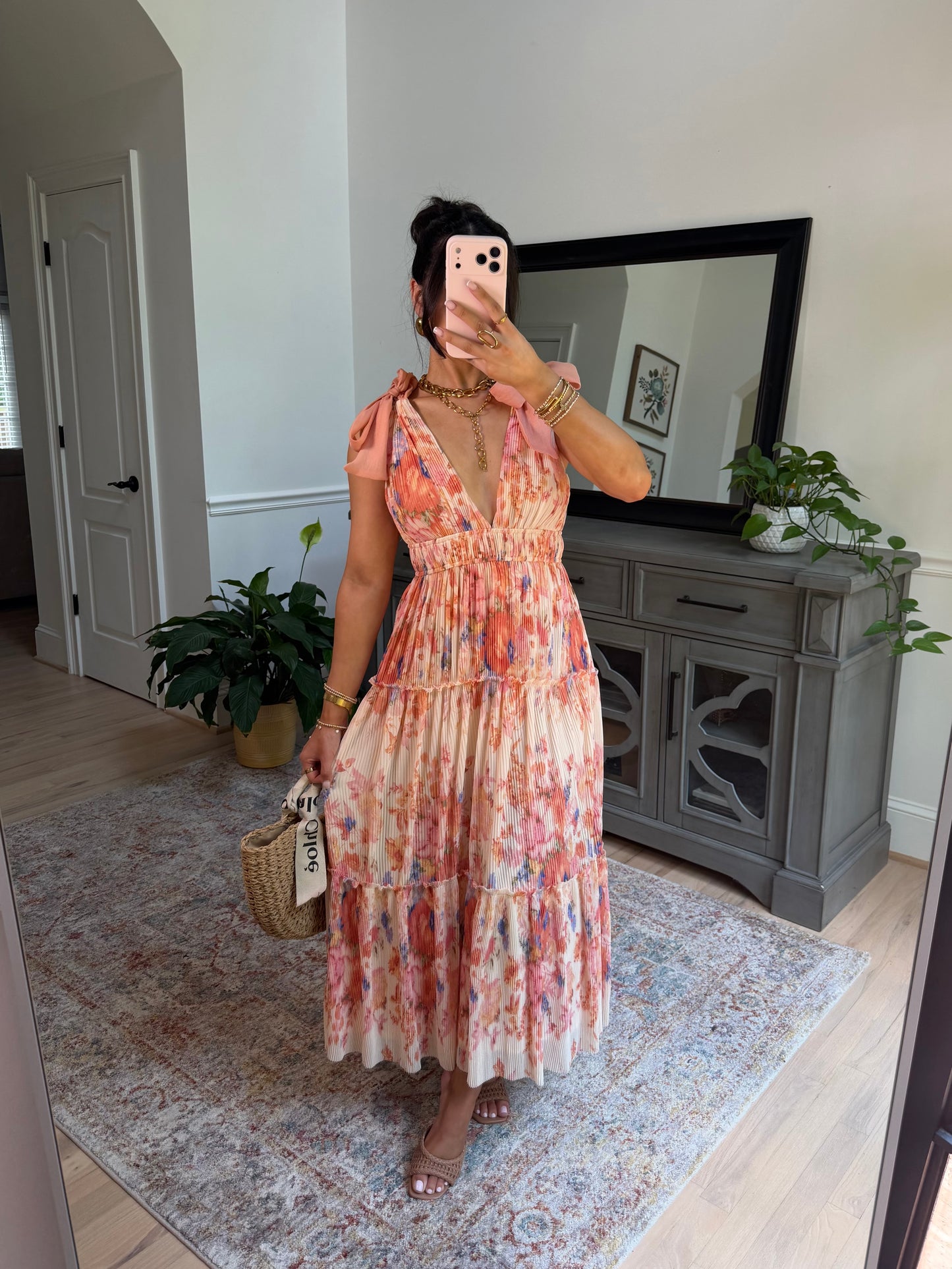 Summer Garden Midi Dress