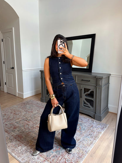 Indigo Wide Leg Jeans
