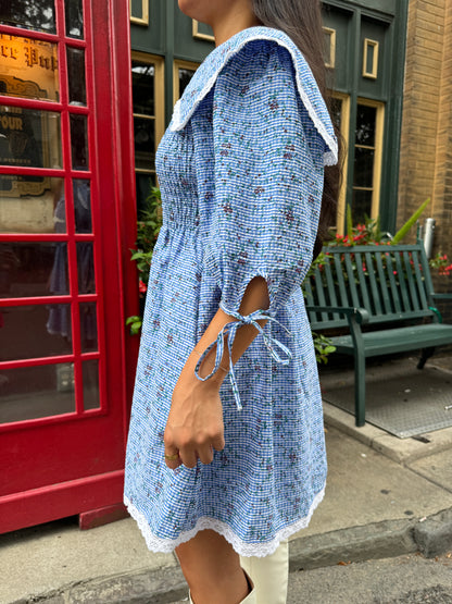 Baby Blue Peter Pan Collared Dress