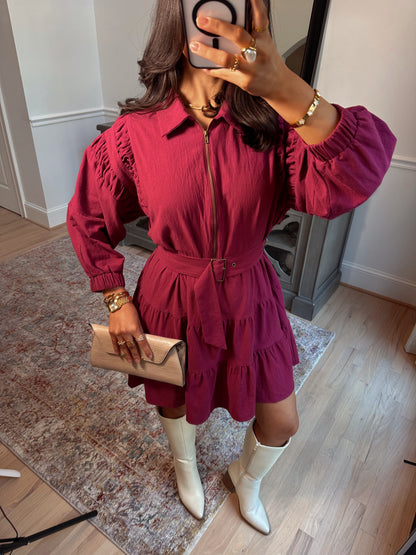 The Rich Roast Plum Dress