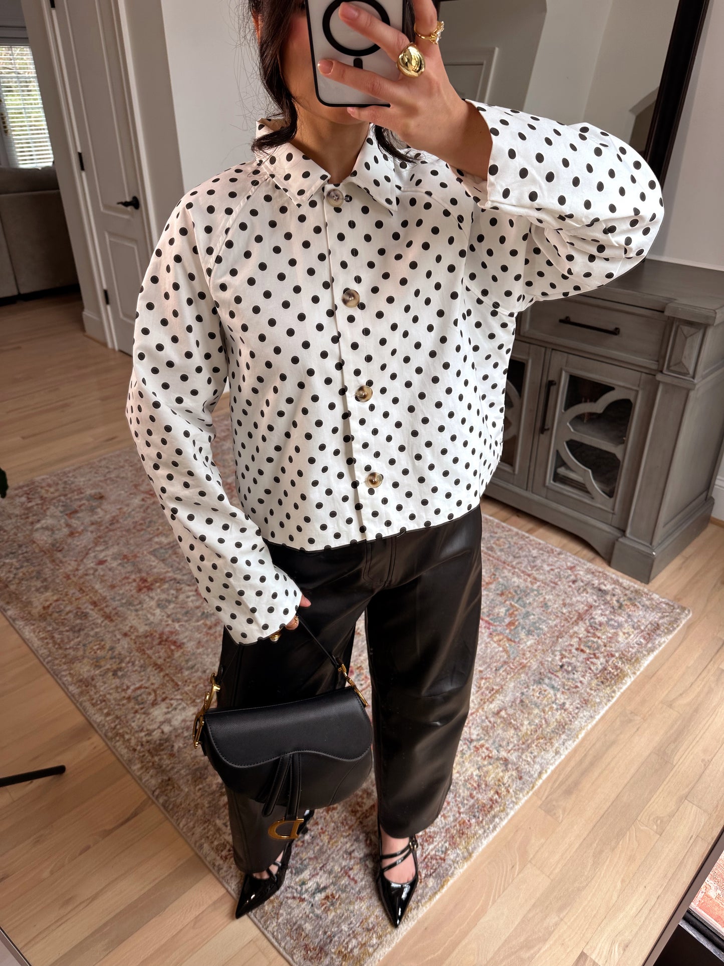 The Juliette Polka Dot Jacket Top
