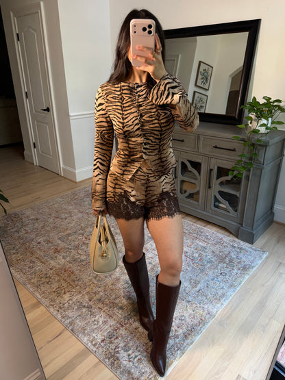 Ashton Animal Top & Shorts Set