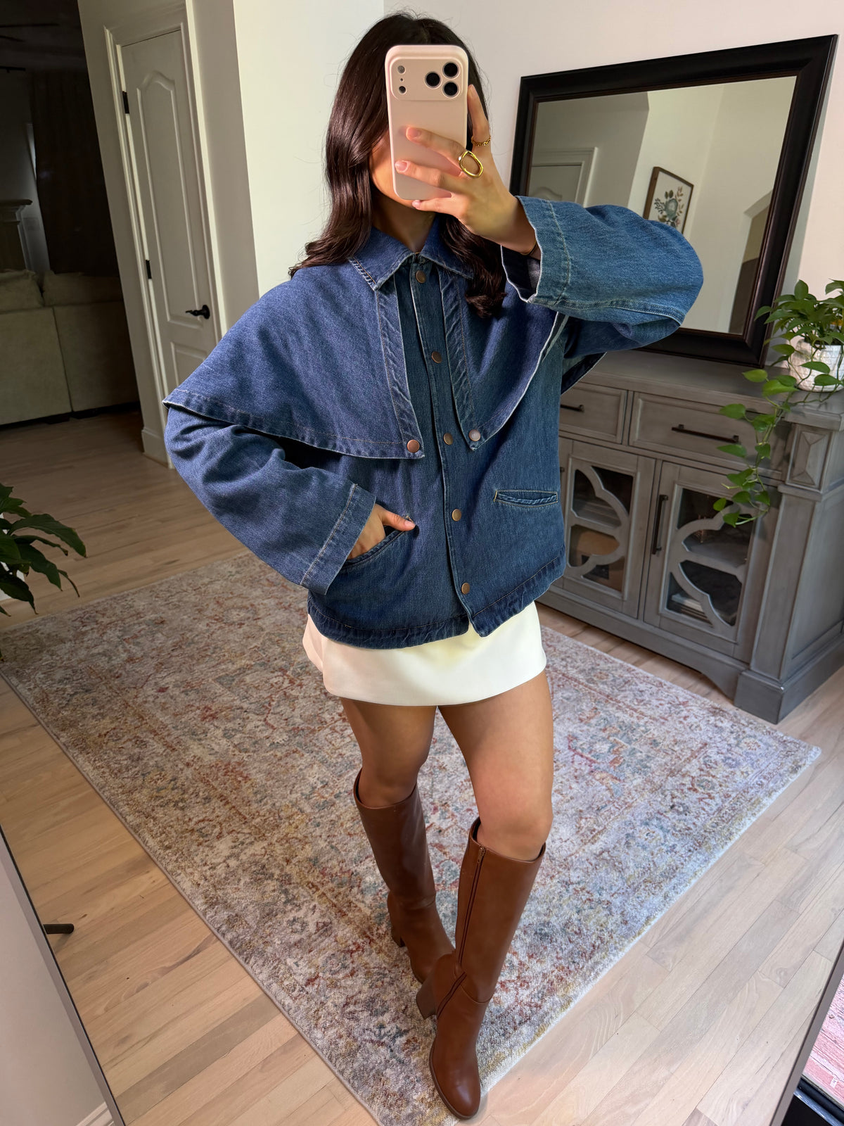 Bluebell Denim Cape Jacket