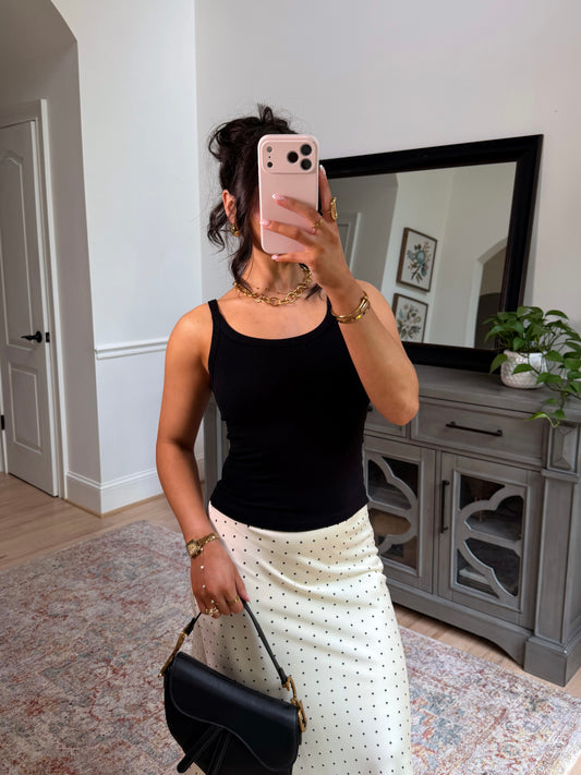 Refined Everyday Black Tank
