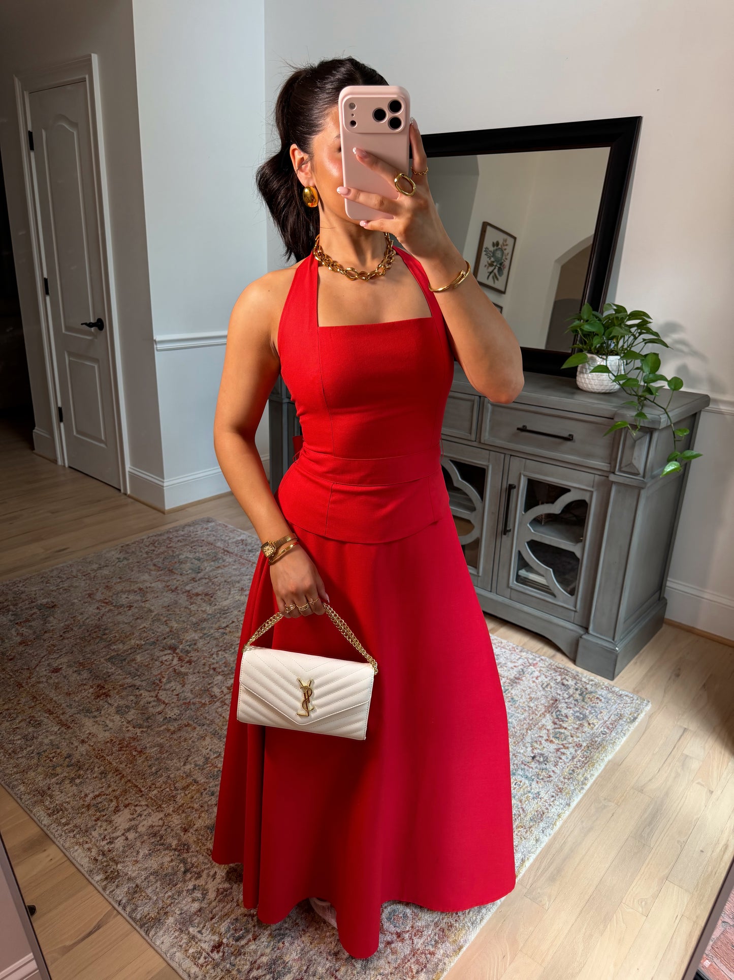 Love Letter Red Top & Skirt Set