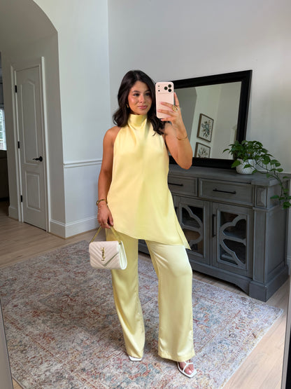 The Daisy Lane Satin Top & Pant Set
