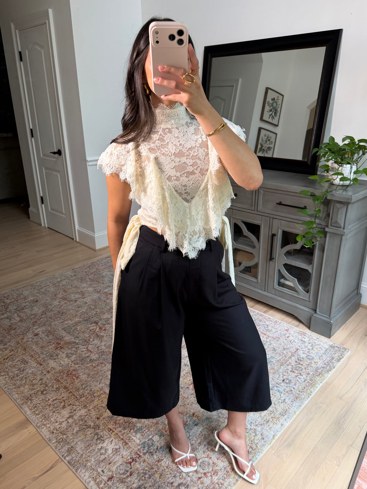 Hadley Charcoal Capri Trousers