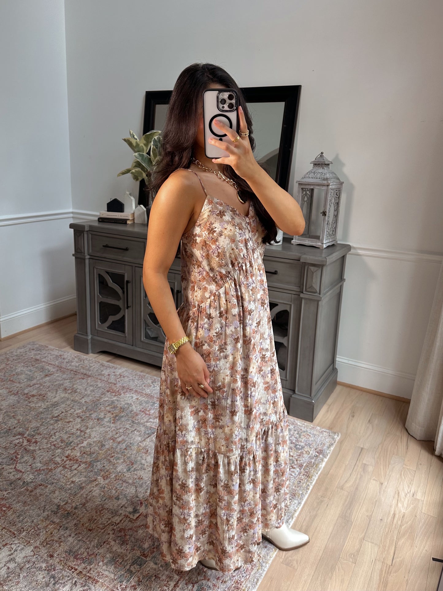 Harvest Breeze Floral Dress