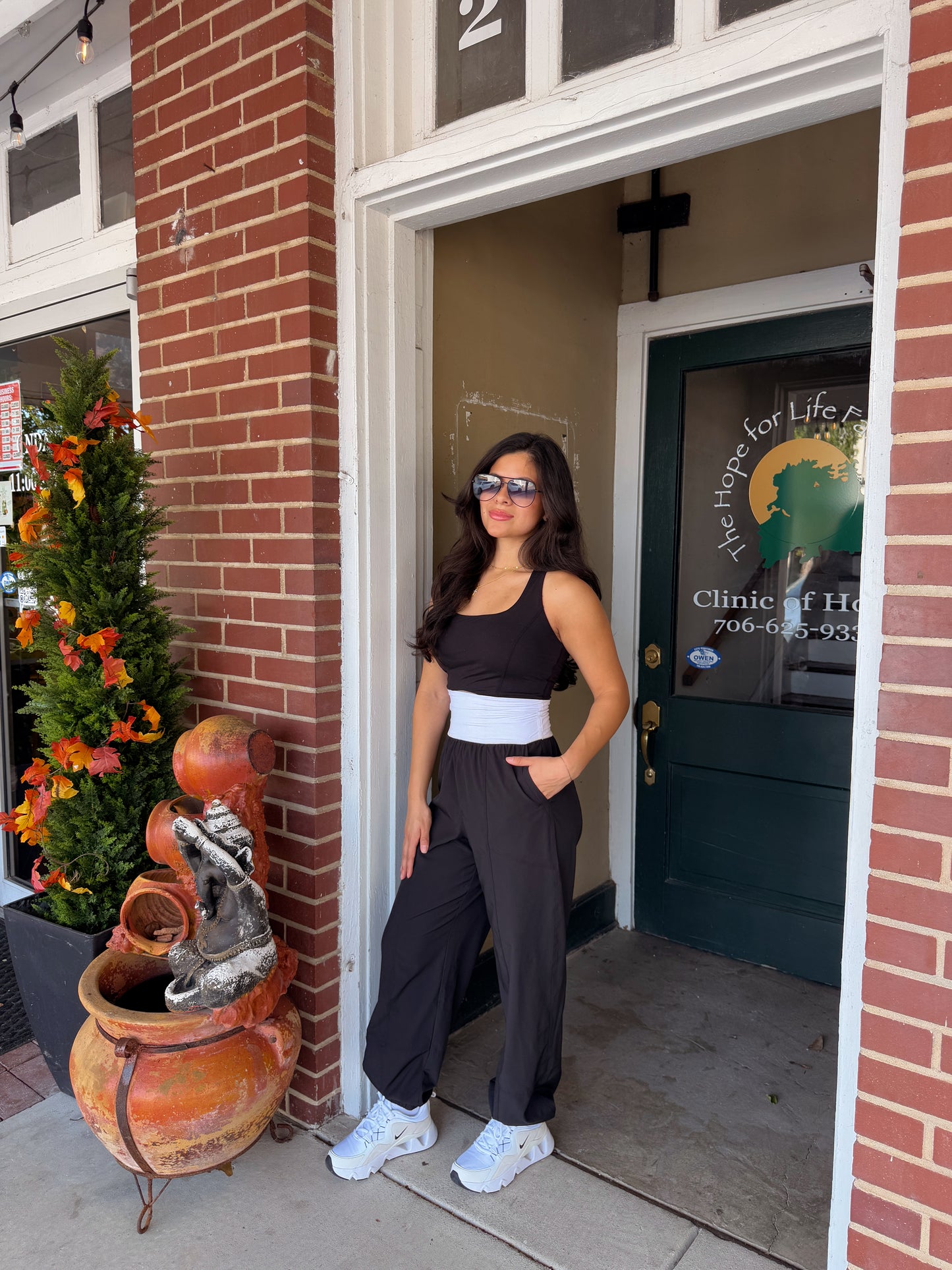 Black & White It Girl Jumpsuit