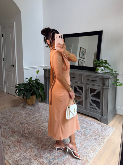 Josephine Scarf Midi Dress
