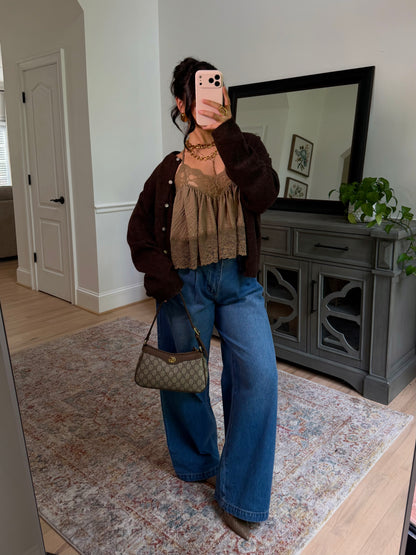Hot Chocolate Brown Cardigan