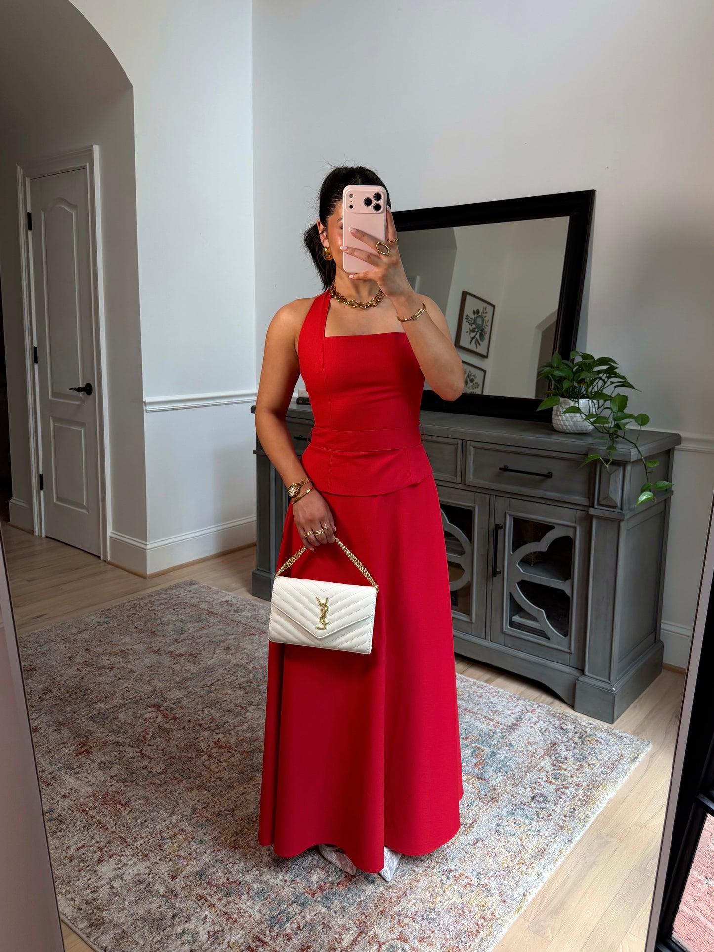 Love Letter Red Top & Skirt Set