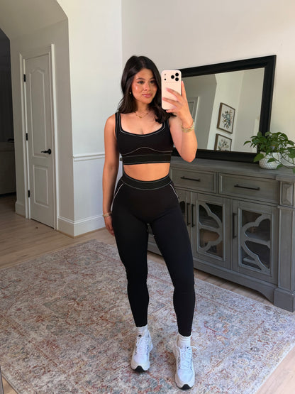Black Contour Sports Bra