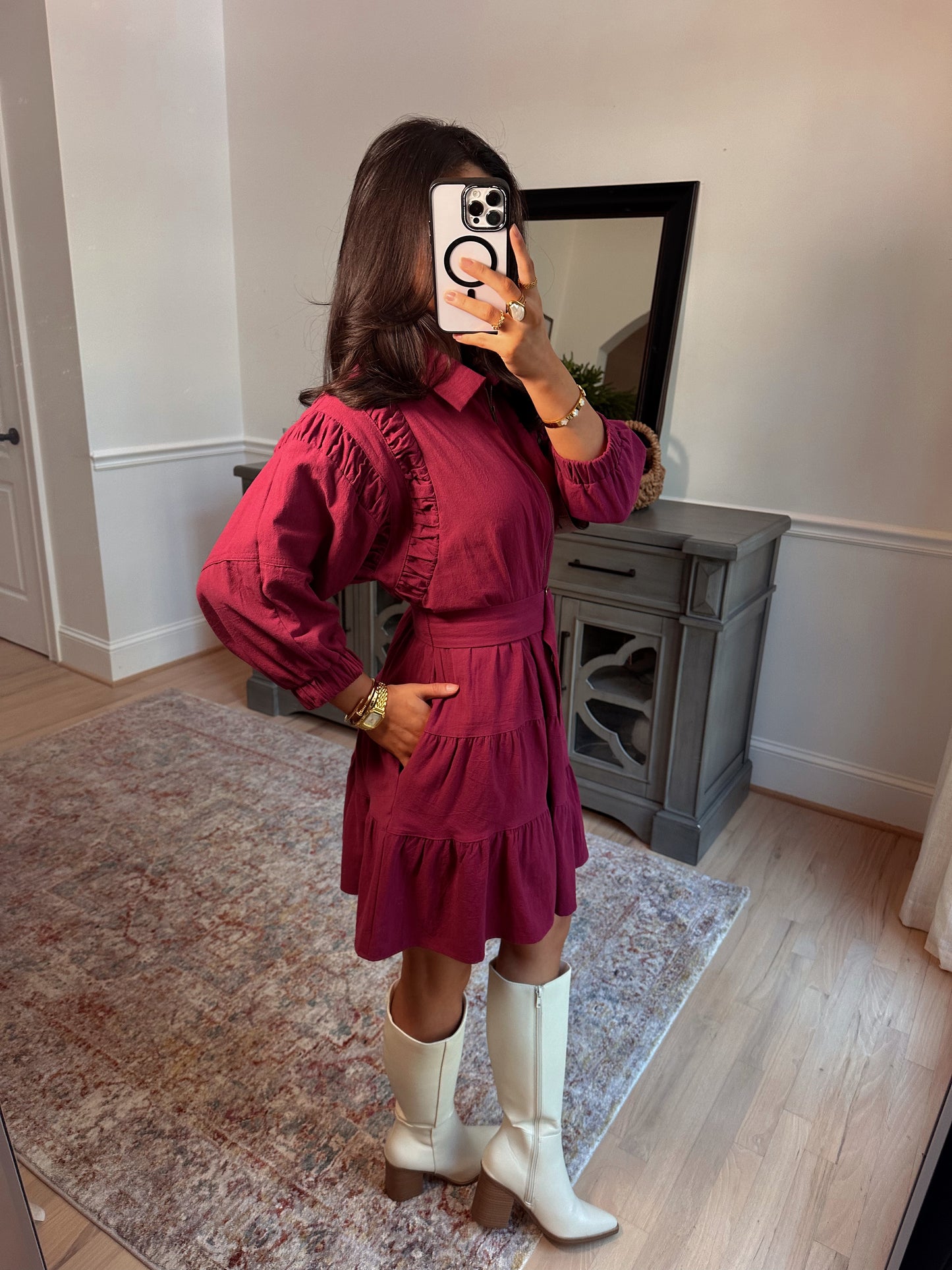 The Rich Roast Plum Dress
