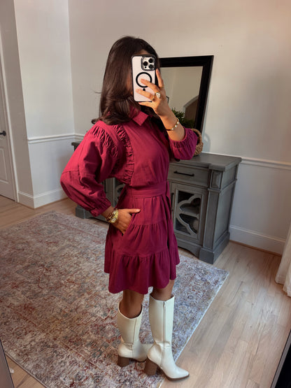 The Rich Roast Plum Dress