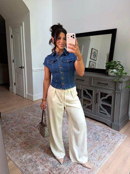 Clean Slate Cream Pants