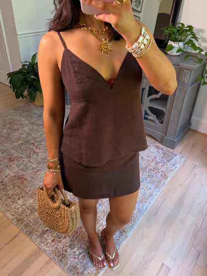 Driftwood Linen Skirt