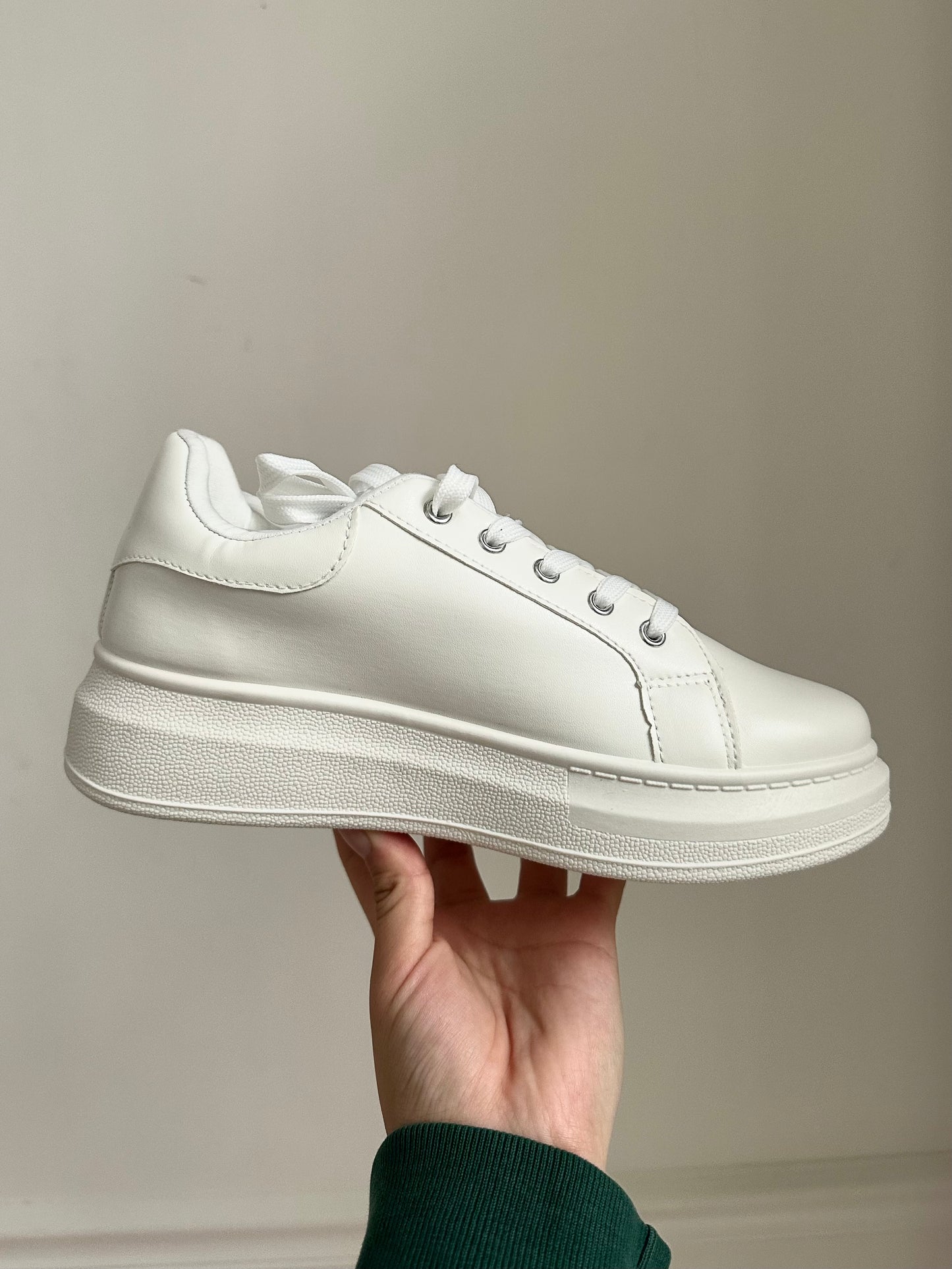 Classic White Platform Sneaker