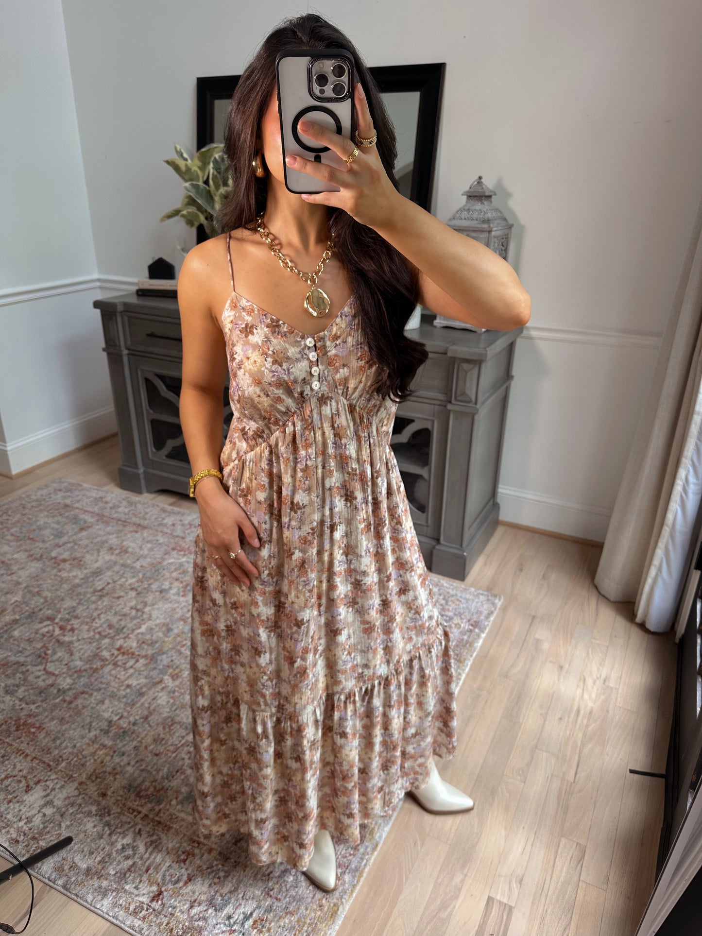 Harvest Breeze Floral Dress